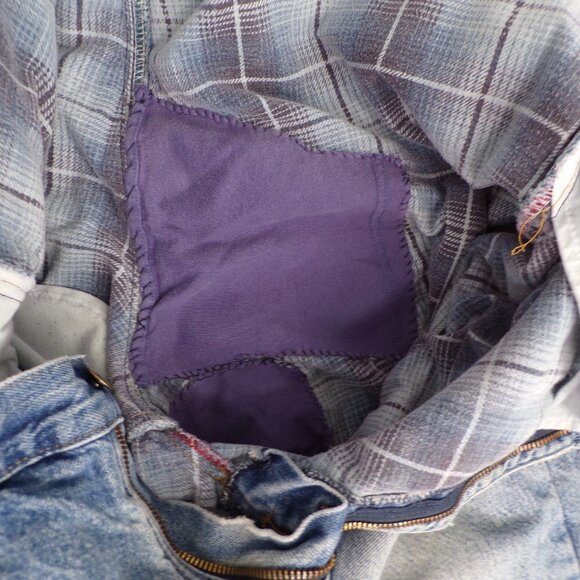 Carhartt Men's Flannel Lined Blue Jeans - see measurements - Picture 4 of 11